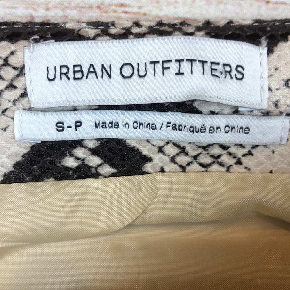 Uo Siren Snake Print Button-Front Mini Skirt | Si… - image 4